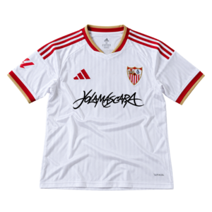 Sevilla x Yolamascara camiseta blanca